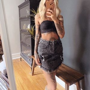 BDG Urban Outfitters vintage fringe skirt